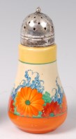 Lot 58 - A Clarice Cliff Gay Day pattern pottery sugar...
