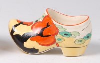 Lot 65 - A Clarice Cliff Orange Erin pattern pottery...