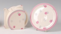 Lot 71 - A Clarice Cliff banded ware and spotted...