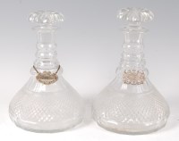 Lot 2077 - A pair of circa 1830 triple ring-neck ships...