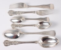 Lot 2104 - An extensive silver very-close harlequin...