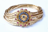 Lot 2139 - A mid 20th century 18ct Italian ruby and...