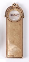 Lot 2184 - A late Victorian 9ct gold combination pocket...
