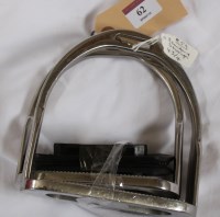 Lot 62 - 4¾'' Standard OPS stirrup irons