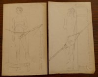 Lot 2005 - Alfred Swaine Taylor, 14 medical sketches, 13...