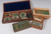 Lot 2051 - A quantity of specimen slides, to include;...
