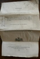 Lot 2076 - Report to the Secretary of State for War on...