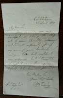 Lot 2125 - FARADAY, Michael, a.l.s. to Alfred Swaine...