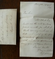 Lot 2126 - BLUNT, Mrs Sarah, a.l.s. to Alfred S Taylor,...