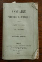 Lot 2174 - DAVANNE, A., Annuaire Photographique pour...