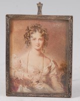 Lot 2187 - 19th century English school - Half-length...