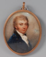 Lot 2190 - Late 18th century English school - Half-length...