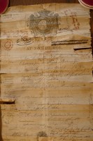 Lot 2214 - Alfred Swaine Taylor's passport issued in 1828...