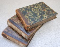 Lot 2220 - Three untitled oblong albums, 14 x 12cm,...