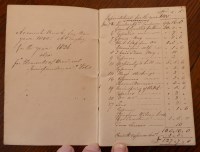 Lot 2229 - Small account book, approx 10 x 15cm, 64pp,...