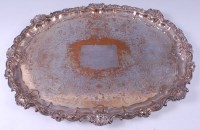 Lot 2247 - An Old Sheffield Plate tray, of oval form,...