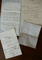 Lot 2255 - Box of over 60 letters to Alfred Swaine Taylor,...