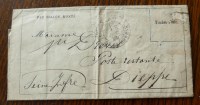 Lot 2257 - A letter sent from Paris to Dieppe by Balloon...