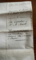 Lot 2258 - Dr Neil Arnott's (1788-1874) will and letters...