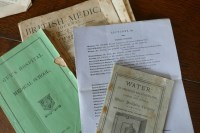 Lot 2263 - Box containing three books, including Taylor's...