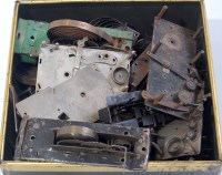Lot 31 - One box containing a quantity of various clock...