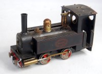 Lot 37 - A Mamod SR1 0-4-0 locomotive comprising black...