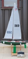 Lot 72 - 2 small racing yachts, both radio controlled...