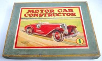 Lot 166 - Meccano No 1 motor car constructor, restrung,...