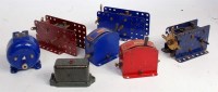 Lot 171 - Meccano electric motors E6 circa 1929, E20B,...