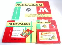 Lot 177 - Meccano circa 1960 outfits Nos 7A, mechanisms...