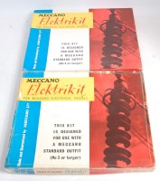 Lot 179 - Two Meccano elektrikit, one substantially...