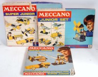Lot 180 - Meccano 1960's outfits No 1 and 2 x No 2, good...