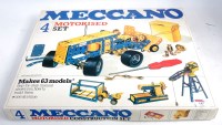 Lot 187 - Late 1970's meccano No 4 motorised set, unused...