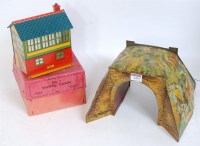 Lot 325 - Hornby 1932-6 tunnel tinprinted with hikers...