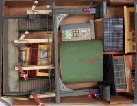 Lot 332 - A large tray of wooden accessories including...