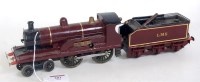Lot 381 - Scratch built maroon LMS C/W 4-4-0 loco...