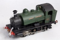 Lot 391 - Kit built white metal GW outside cylinder...