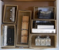 Lot 395 - Tray containing 7 x part built kit built...