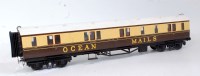 Lot 397 - Kit built GW Ocean mails bogie coach fitted...