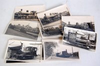 Lot 407 - A small box containing 17 x black or white...
