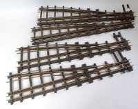 Lot 413 - Bassett-Lowke 3-rail brass 4 x R/H parallel...