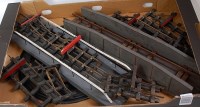 Lot 417 - Scratch built 3-rail steel with brass centre...