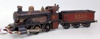 Lot 432 - Possibly Bing maroon live steam 0-4-0 loco -...