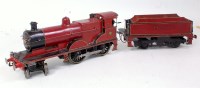 Lot 433 - Maroon LMS 4-4-0 loco with 4 wheel ''998''...