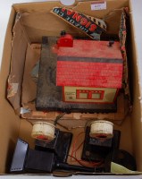 Lot 455 - Marx USA grade crossing signal man, will...