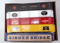 Lot 463 - Five Marx USA steel constructed girder bridges...