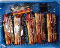 Lot 470 - Tray containing Marx USA yellow/red Kansas...