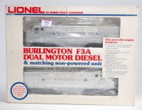 Lot 492 - Lionel 3-rail Ref 6-8054 Burlington silver F3A...
