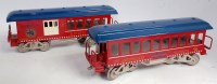 Lot 527 - American W gauge 4 passenger and 4 freight...