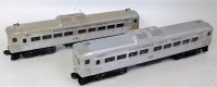 Lot 542 - Baltimore and Ohio Lionel 2 car silver Budd...